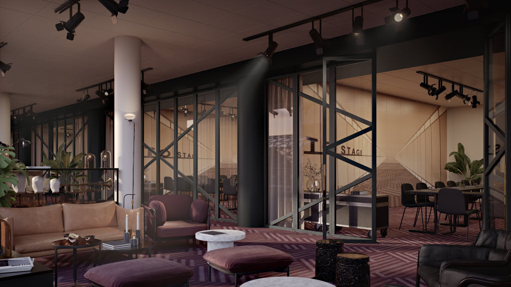 Scandic Falkoner, Copenhagen, breakout